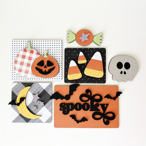 Tiered Tray Set - Spooky
