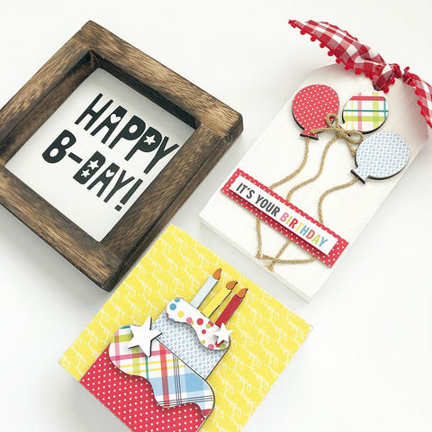 Tray - Birthday Kit (Bday Frame, Balloons, Cake)
