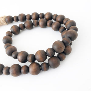 Wood Beads - Mini (Medium Small, 60 Long – Foundations Decor