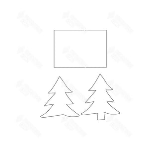 SVG File - Welcome Sign - Dec Tree