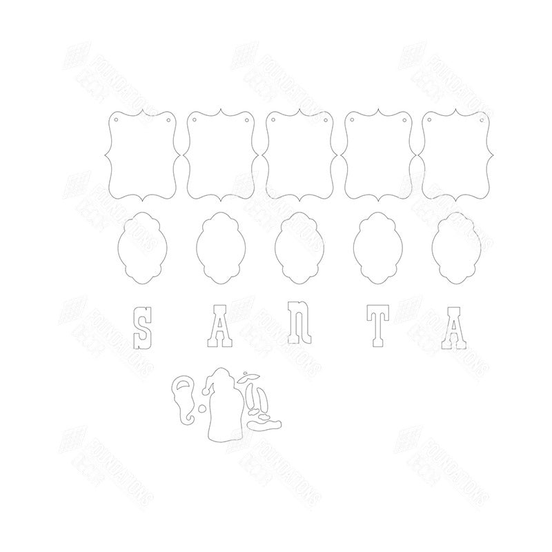 SVG File - Santa Banner