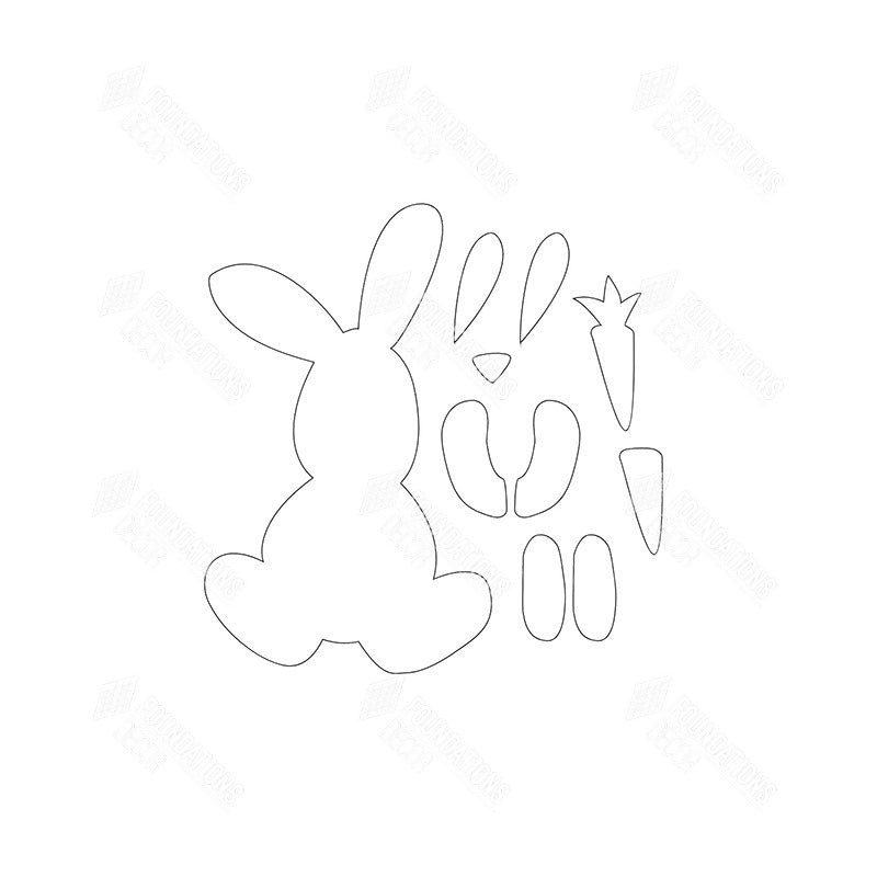 SVG File - Easter Bunny