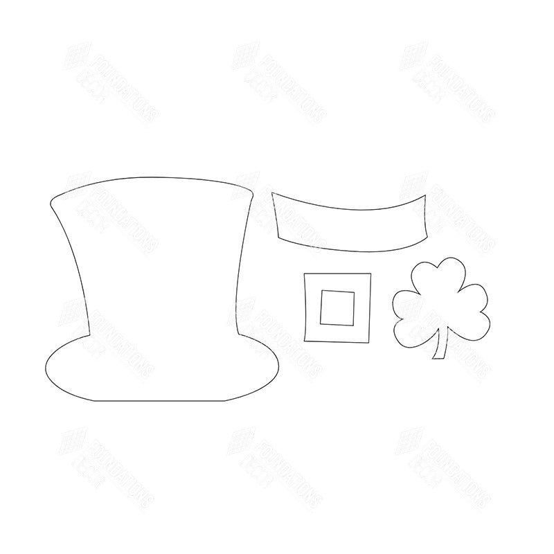 SVG File - Home - March "O" Leprechaun Hat