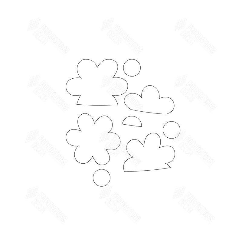 SVG File - Barrel Topper - May Flowers